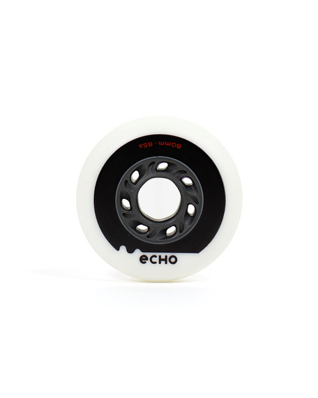 Echo Drift Wheels alb/gri 80 mm (4 buc) roți pentru role.)