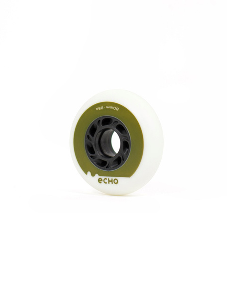 Echo Drift Wheels alb și verde 80 mm (4 buc).)