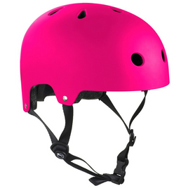 Skateboarding Scooter Rollerblading Helmet SFR Essentials Helmet Shiny Pink Fluo