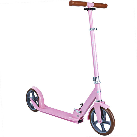 Scuter de transport cu roți mari Story Urban GO! Retro roz deschis