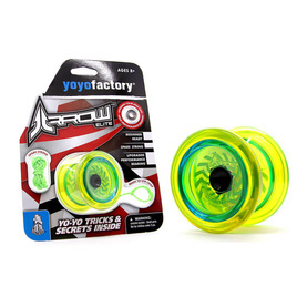 Yoyo pentru începători YoYoFactory Arrow Yellow