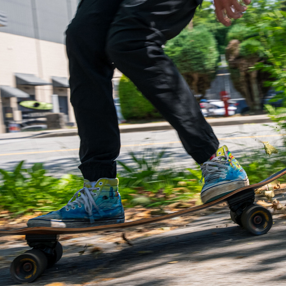 Hawgs Plow King GT Longboard roți negru 74mm 76A