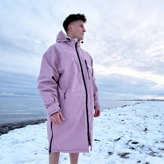 Poncho Poncho Jacket Story Change Robe Rose Tinted Pink