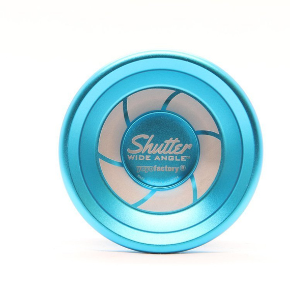 Metal Yoyo YoYoFactory Obturator unghi larg Aqua