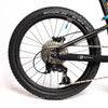 KUbikes 20S DISC Turcoaz și curcubeu Bicicletă superușoară pentru copii
