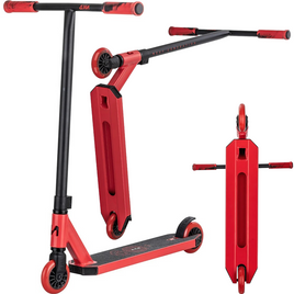 NKD Next Generation Roșu-Negru Aluminiu de înaltă performanță Scuter ușor pentru călăreți tineri. 79,4 cm