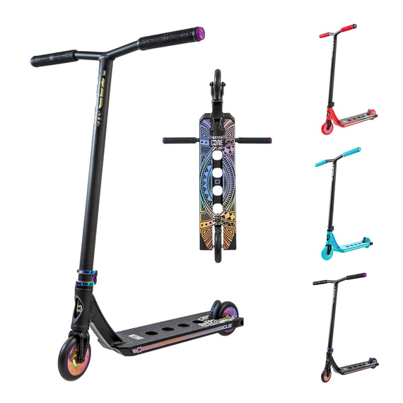 Trotinetă Freestyle CORE CL1 Complete Stunt Scooter Negru-Neochrome înălțime 85 cm