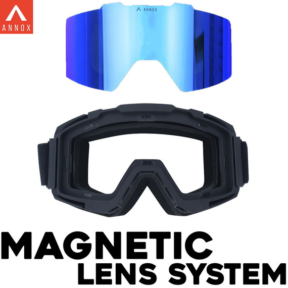 Ochelari de snowboard și schi Annox Team Adult RevoBlue