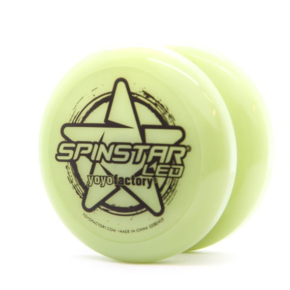 YoYoFactory Spinstar GLOW Fluorescent Light-up Yoyo