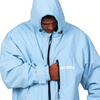 Poncho Poncho Jacket Story Change Robe Baby Blue Albastru deschis