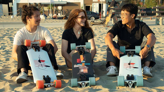Placă Surfskate Tangentă încărcată Complet 35.75"