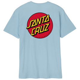 SANTA CRUZ Tricou clasic cu puncte pe piept Albastru