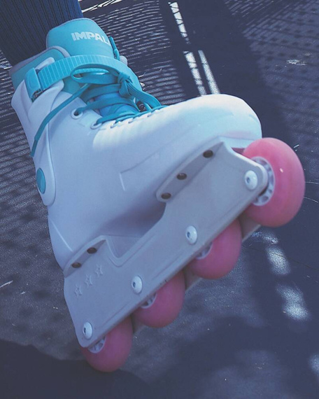 Impala Lightspeed Inline Skate Sky White Patine cu rotile de agrement