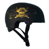 NKX Brain Saver Cască de skateboarding negru și auriu Pirate