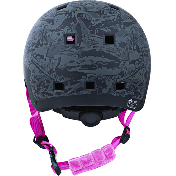 NKX Brain Saver BCP Cască de skateboarding negru și roz