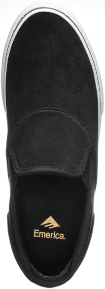 Pantofi EMERICA Wine G6 Slip-On negru/alb/dorat