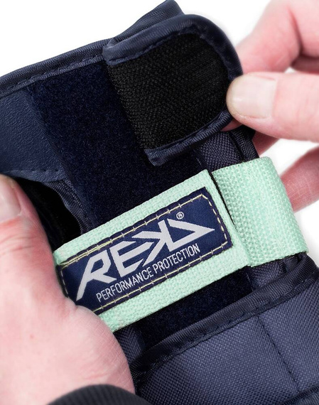 REKD Heavy Duty Triple Pad Protectors Set XS Blue Mint