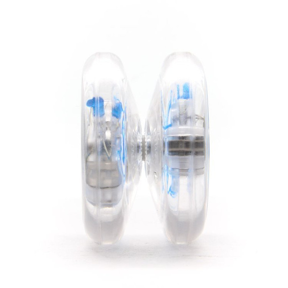 YoYoFactory Light-up Yoyo Spinstar LED corp clar albastru