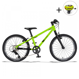 Superlekki rower dla dzieci KUbikes 20L Zielony