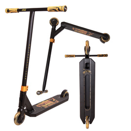 NKD Next Generation Black-Gold Aluminiu de înaltă performanță scuter ușor pentru tineri piloți. 79,4 cm