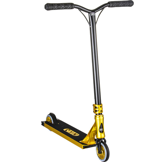 Performanță Scooter mare aluminiu ușor Platformă largă NKD Turbine Bull Gold Gold Înălțime 87 cm