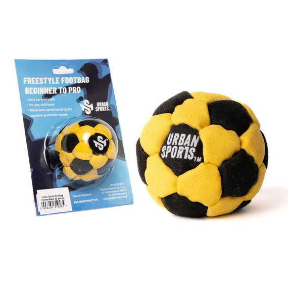 Zośka Footbag Urban Sports 32 Panouri negru și galben