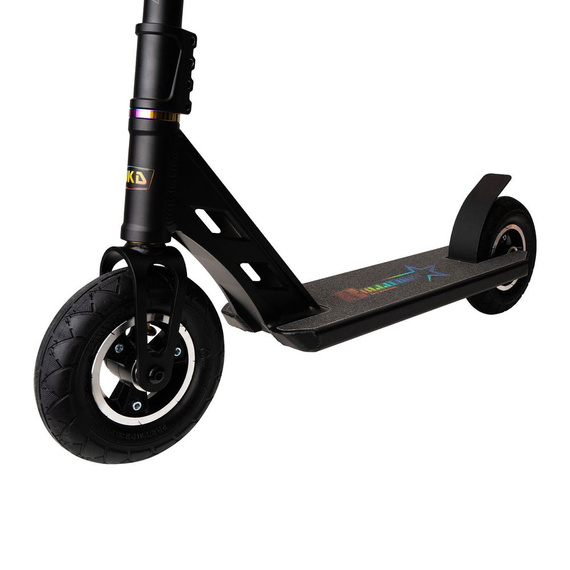 NKD Bullit Off-road Dirt Scooter negru și curcubeu 92 cm