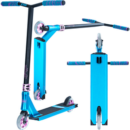 Scuter de performanță NKD Rally V4 Black Teal wys. 79 cm