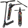 NKD RIZZ Stunt Scooter negru și curcubeu 81 cm