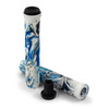 Mânere de performanță pentru scutere Slamm Team Swirl Bar Grips Arctic Blue 165 mm