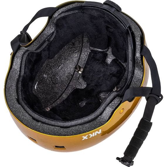 NKX Brain Saver Cască de skateboard Aur strălucitor