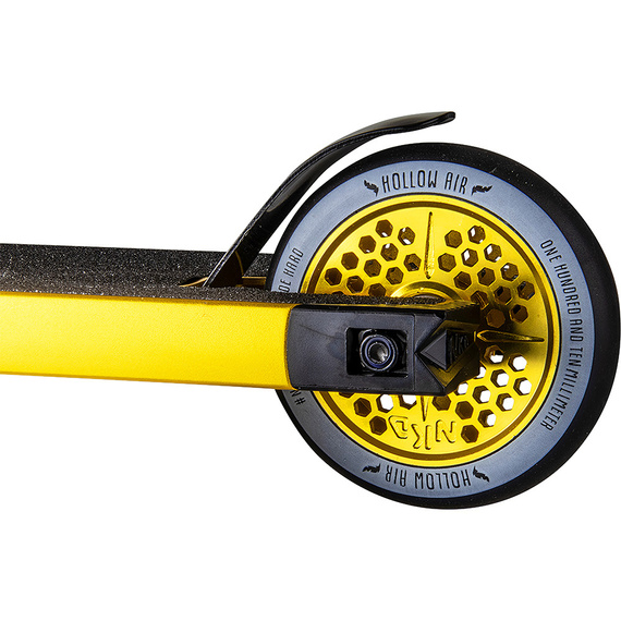 Performanță Scooter mare aluminiu ușor Platformă largă NKD Turbine Bull Gold Gold Înălțime 87 cm