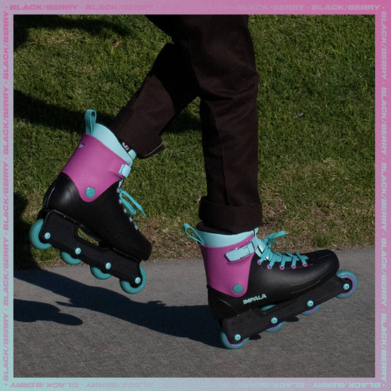 Impala Lightspeed Inline Skate Rollers de agrement Negru și Berry