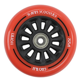 Slamm Nylon Core Roată roșie 110 mm (1 buc) roată scuter.)