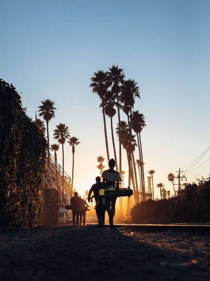 Cruiser skateboard LandYachtz Tugboat Midnight Snek Ultra Carve 30"