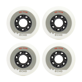 Echo Drift Wheels alb / crem 80 mm (4 buc) roți pentru role.)