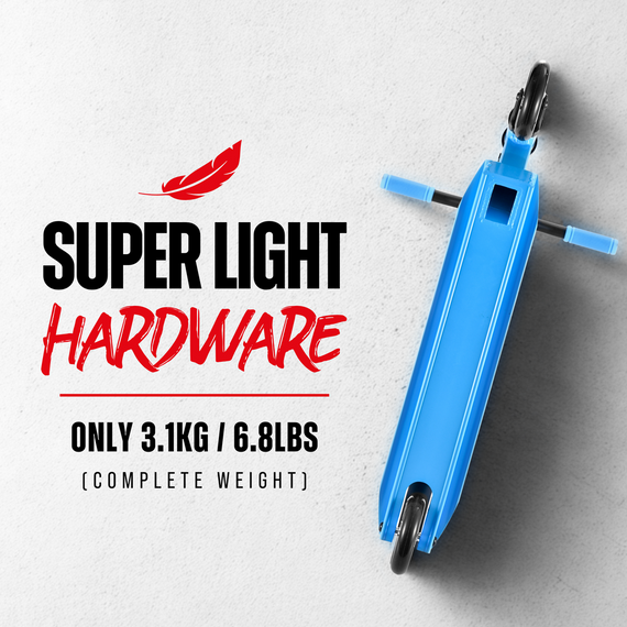 Trotinetă Freestyle CORE CA1 Complete Stunt Scooter Albastru înălțime 81 cm