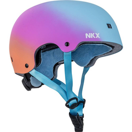 NKX Brain Saver Cască de skateboard Rainbowfade M