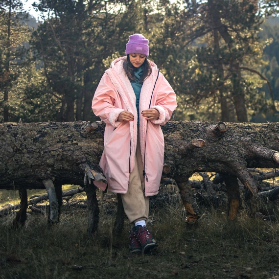 Poncho Poncho Jachetă Story Change Robe Albastru