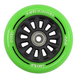 Slamm Nylon Core Roată verde 110 mm (1 buc) roată scuter.)