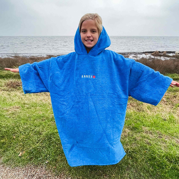 Annox Deluxe Kids Poncho Albastru