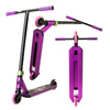 NKD Next Generation Scuter negru și violet din aluminiu de înaltă performanță Ușor pentru tinerii piloți. 79,4 cm