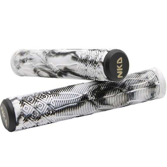 NKD GOAT Stunt Scooter Grips negru și alb 163 mm
