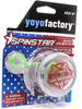 YoYoFactory Light-up Yoyo Spinstar LED Clear corp roșu