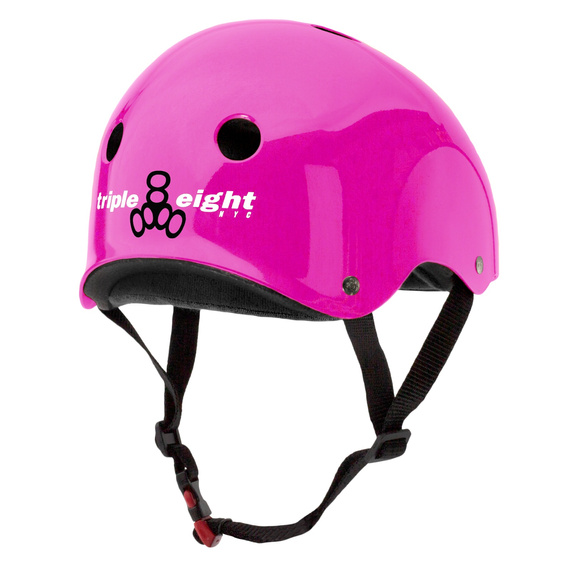 Triple Eight Certified Sweatsaver Cască roz lucios