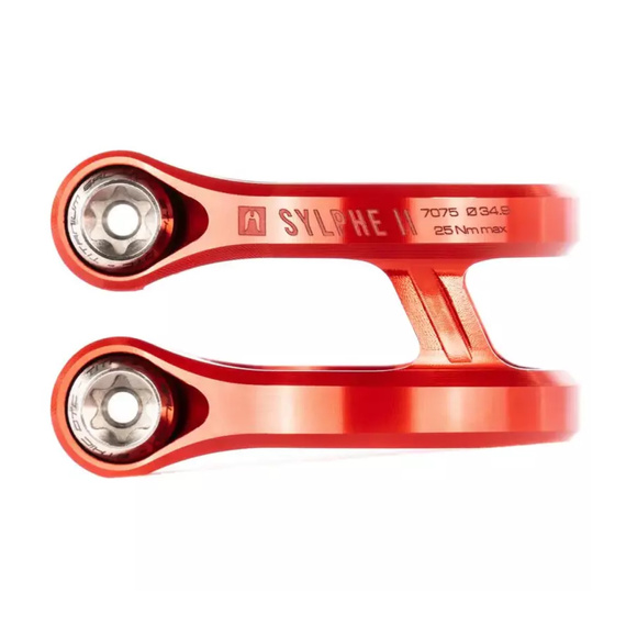 Ethic Sylphe V2 Clemă dublă Roșu 34,9 mm