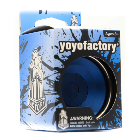 Yoyo metalic pentru utilizatori avansați YoYoFactory BiMetal Blue