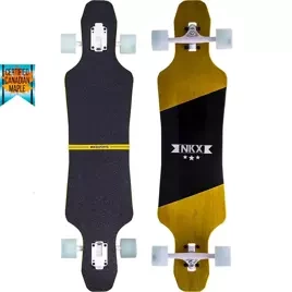 NKX Fearless Yellow Canadian Maple starter longboard 101 cm