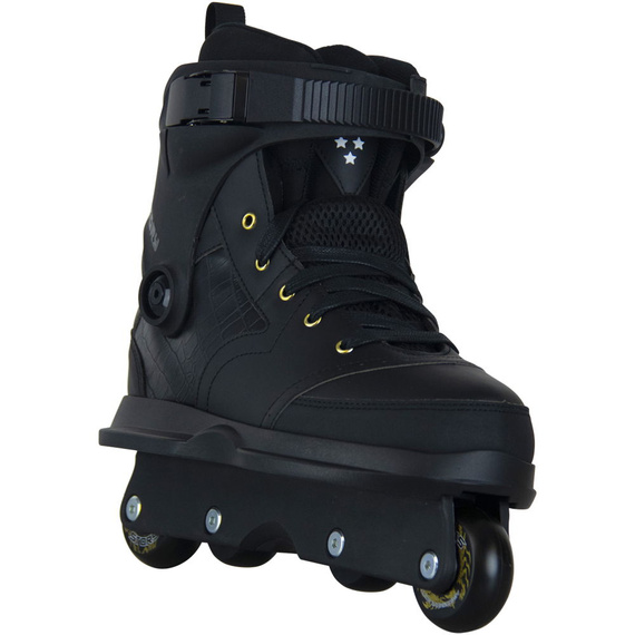 Story Aggressive Inline Skates Negru și auriu