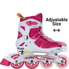 Story Blaster Inline Skates patine cu rotile reglabile Roz